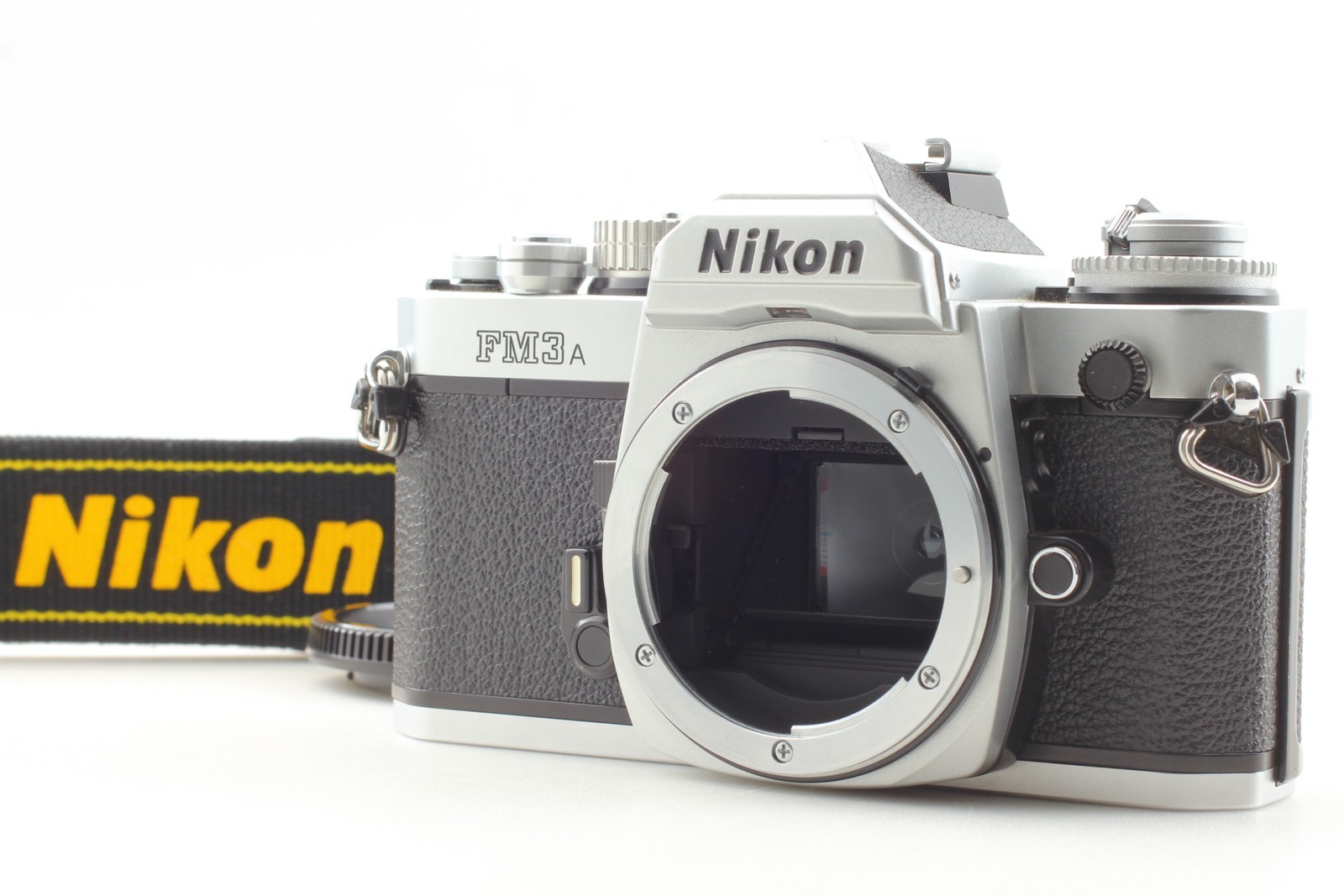 [ Top MINT w/ Strap ] Nikon FM3A Silver 35mm SLR Film Camera Body From JAPAN