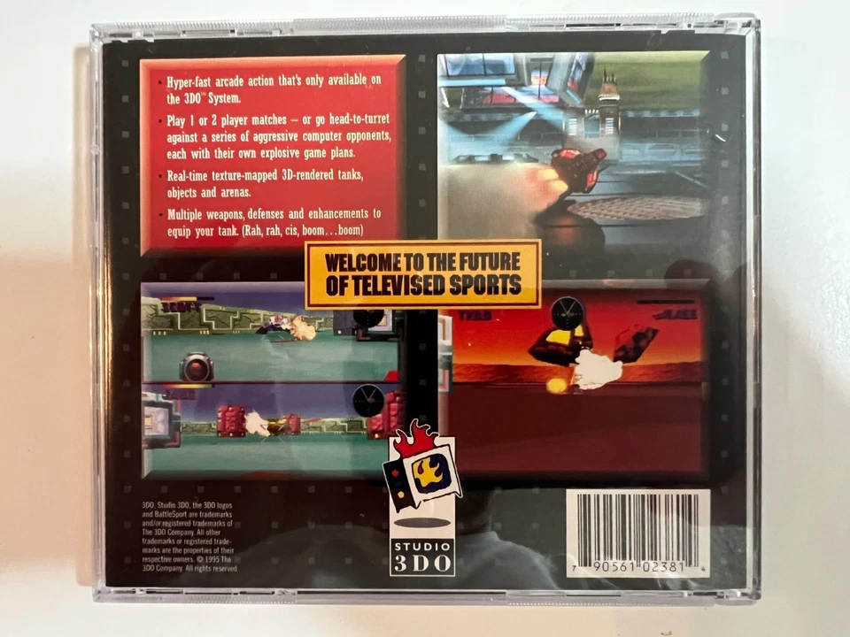 BattleSport (Panasonic 3DO, 1995) Studio 3DO Game - Complete - Image 4 of 4