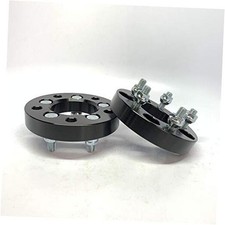  5x114.3 to 5x100 Wheel Adapters (2pcs 25mm Thick) 73mm Bore 25mm (2pcs) Black