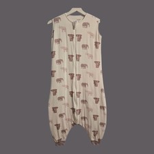 Kyte Baby Sleep Sack Walker Bamboo XL White Multi 1.0 Tog Elephants Cozy Comfy