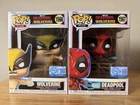 Funko Pop Deadpool #1566 & Wolverine #1567 Matching Set w/ Protectors
