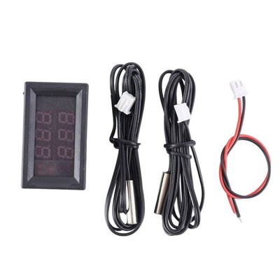 Multi Purpose Dual Probe Digital Thermometer with LED Displays in for CELSIUS