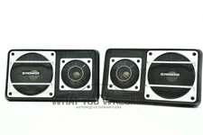 VGC: VINTAGE PIONEER 3-WAY PARCEL TRAY CAR SPEAKER BOX - PAIR - TS-X6 - AUDIO