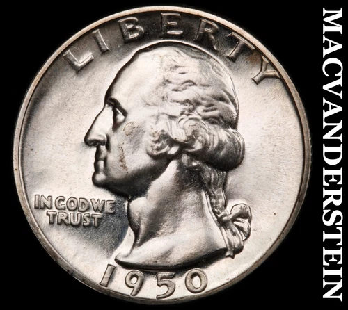 1950 Washington Quarter- Choice Gem Proof Luster No Reserve #i8252