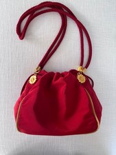 Escada Red Purse Bag Rare Vintage
