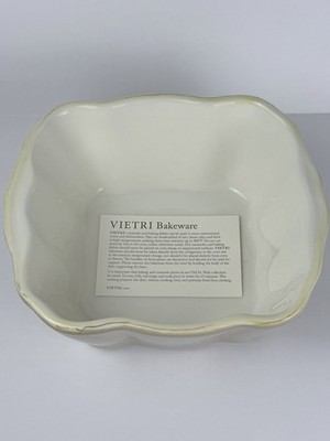VIETRI Italian Bakers Small Square Baker  Handcrafted of Italian stoneware NEW
