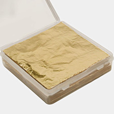 600 PCS 5.5 x 5.5 Inch Gold Leaf for Resin Arts, Gold Leaf Foil Paper Sheets ...