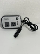 FOVAL 200W Car Power Inverter, DC 12V to 110V AC Car Laptop Charger Fast Charger