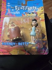 Boley The Flintstones Barney  Betty Wind-Up Action Figurine  t3968 NIB