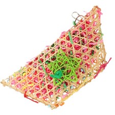 Toys for Parakeets Parrot Bamboo Hanging Shredding Bird Cage Chew