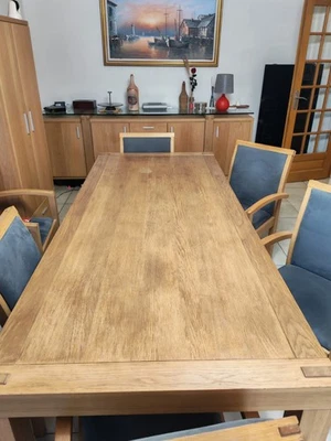 Salle à manger en chene contemporain - Photo 1/4