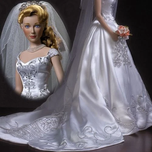 Franklin Mint:"Stasya-Pearl of the Romanovs" Bride Doll,NRFB! Ähnl.Tonner Doll!