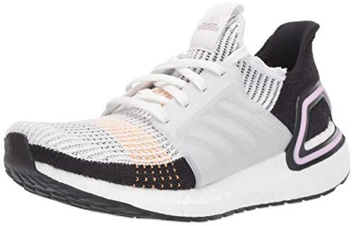 adidas Women s Ultraboost 19 Running Shoe Crystal White Black 11.5