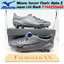 Mizuno Soccer Cleats Mizuno Alpha 2 Japan Ltd Black P1GA255600 Men's Size