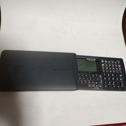 Sharp Pocket Computer PC G850V Funktionsrechner getestet 4xAA Batterien - Bild 4 von 8