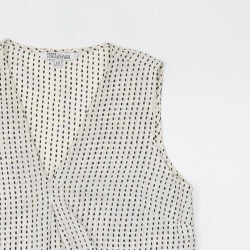 Debenhams Womens White Blouse Size 10 - Picture 4 of 12