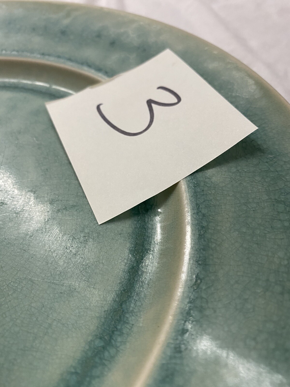 JARS made in france Jade Green Basique Dinner Plate 10.25" Vintage eBay