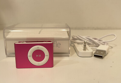 Apple iPod shuffle 2nd Generation - 1GB - Pink w/ Box 885909161645