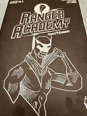 Ranger Academy 8 Cvr B Black Blank Variant Duster SketchCover Go Go Loser Ranger