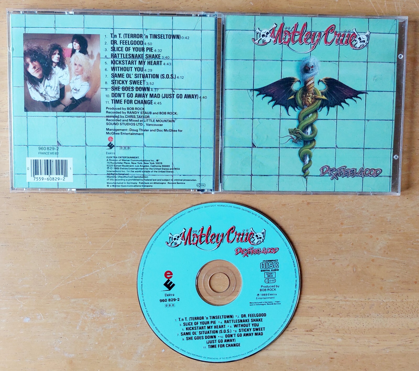 Mötley Crüe – Dr Feelgood (1989) CD US Original Press - MINT