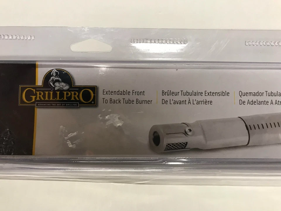 Nuevo quemador de tubo de 13-18 pulgadas Grill Pro ajuste universal extensible delantero hacia atrás Foto 2 de 4