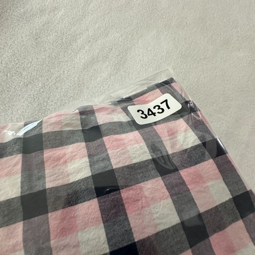 Tommy Hilfiger Shirt Men 2XL Button Down Blue Pink Plaid Custom Short Sleeve Vtg - Picture 13 of 13