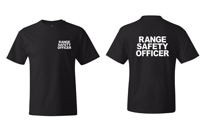 Range Safety Officer RSO plain T- Shirts S-5XL