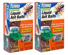 2 ~ Terro Outdoor Liquid Ant Baits 4 Pre-Fill...