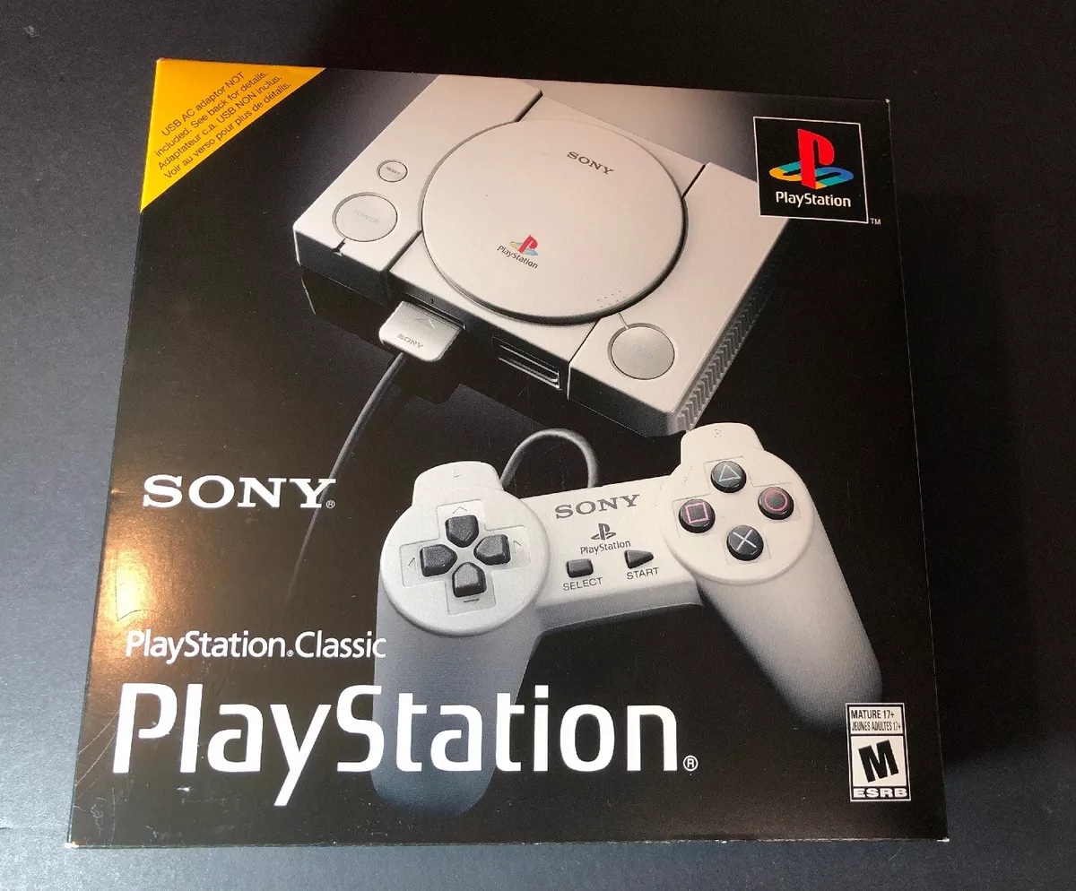 Sony PlayStation Classic SCPH-1000R [ 20 Games Pre-Loaded ] NEW