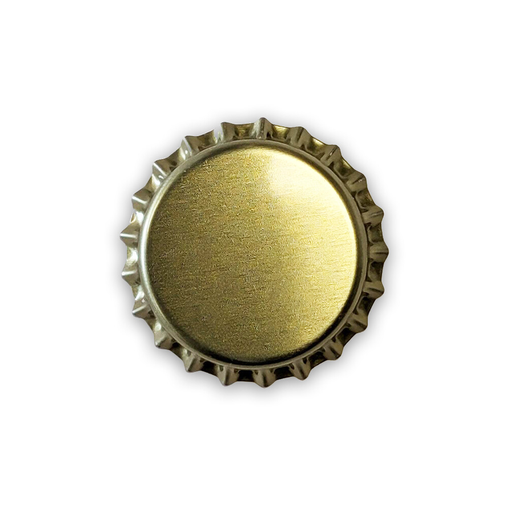 Brew2Bottle Gold 26mm Home Brew Beer Bottle Crown Caps (1000 Pack)