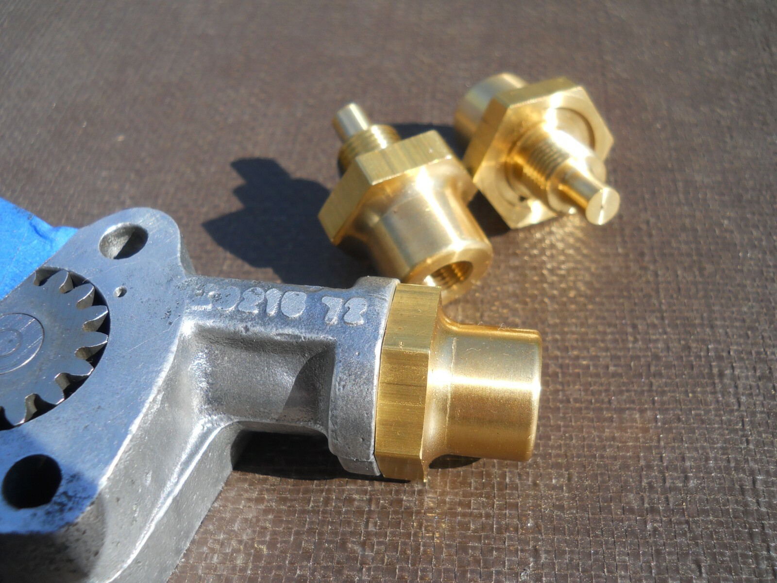 Harley Ironhead Sportster K Model oil pump fitting repair 1/2 x 20