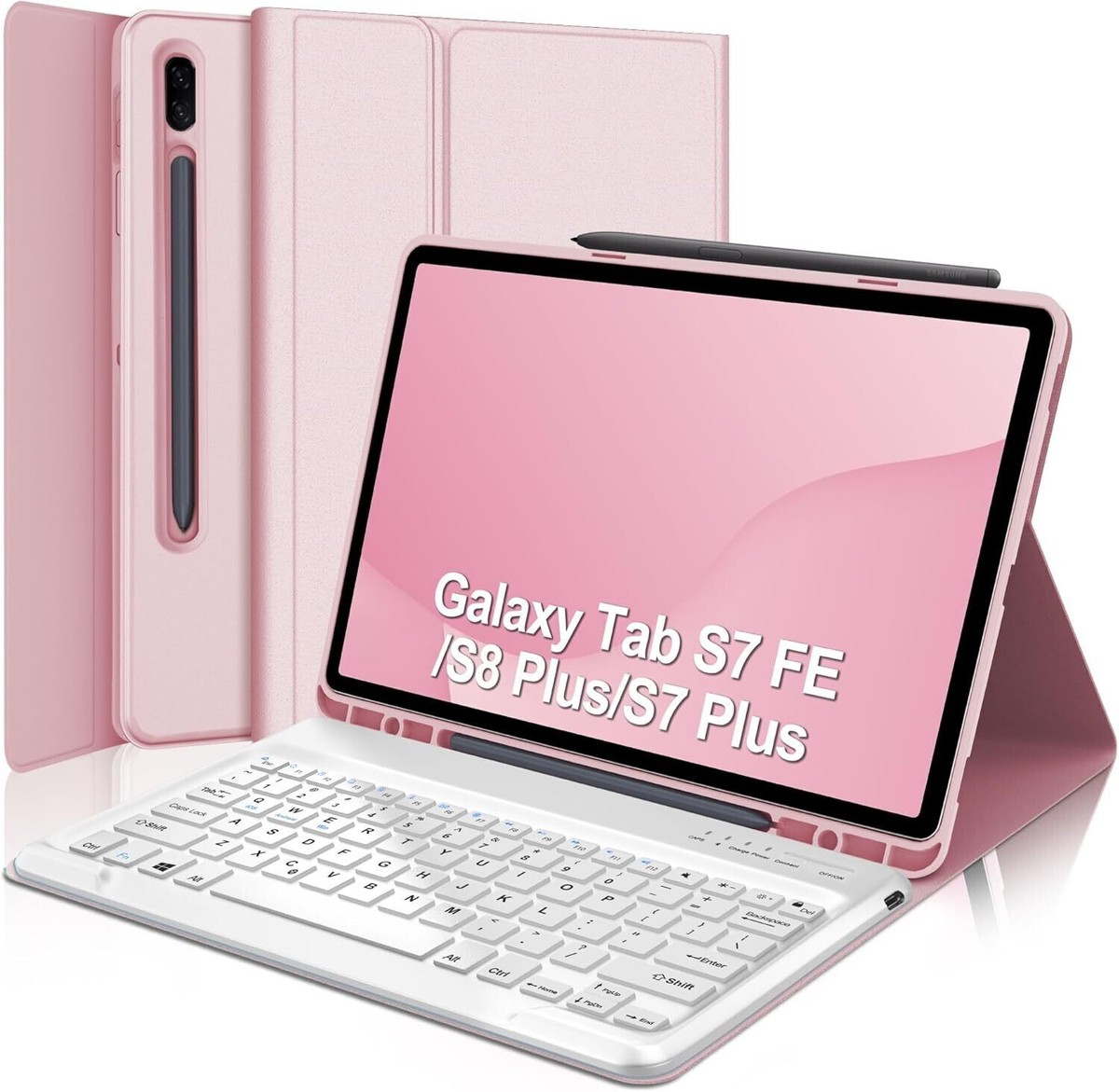 Samsung Tab S7+ S7 Plus Keyboard Case Tab S7+ Keyboard Galaxy Tab