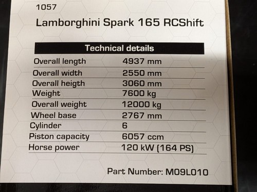 Modellino LAMBORGHINI WEISE-TOYS SPARK 165 RC SHIFT 1:32 - Foto 3 di 4