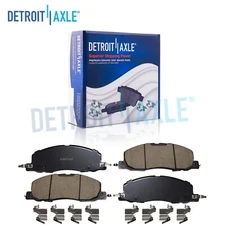 Pair Front Ceramic Pads w/ Hardware for 2020-2023 Ford Explorer Lincoln Aviator