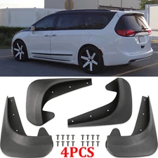 4Pcs Set Front & Rear Fender Splash Guard Mud Flap For 17-22 Chrysler Pacifica