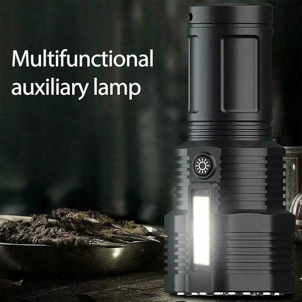 Flashlight Strong Light Rechargeable Zoom Giant Bright Forces Special
