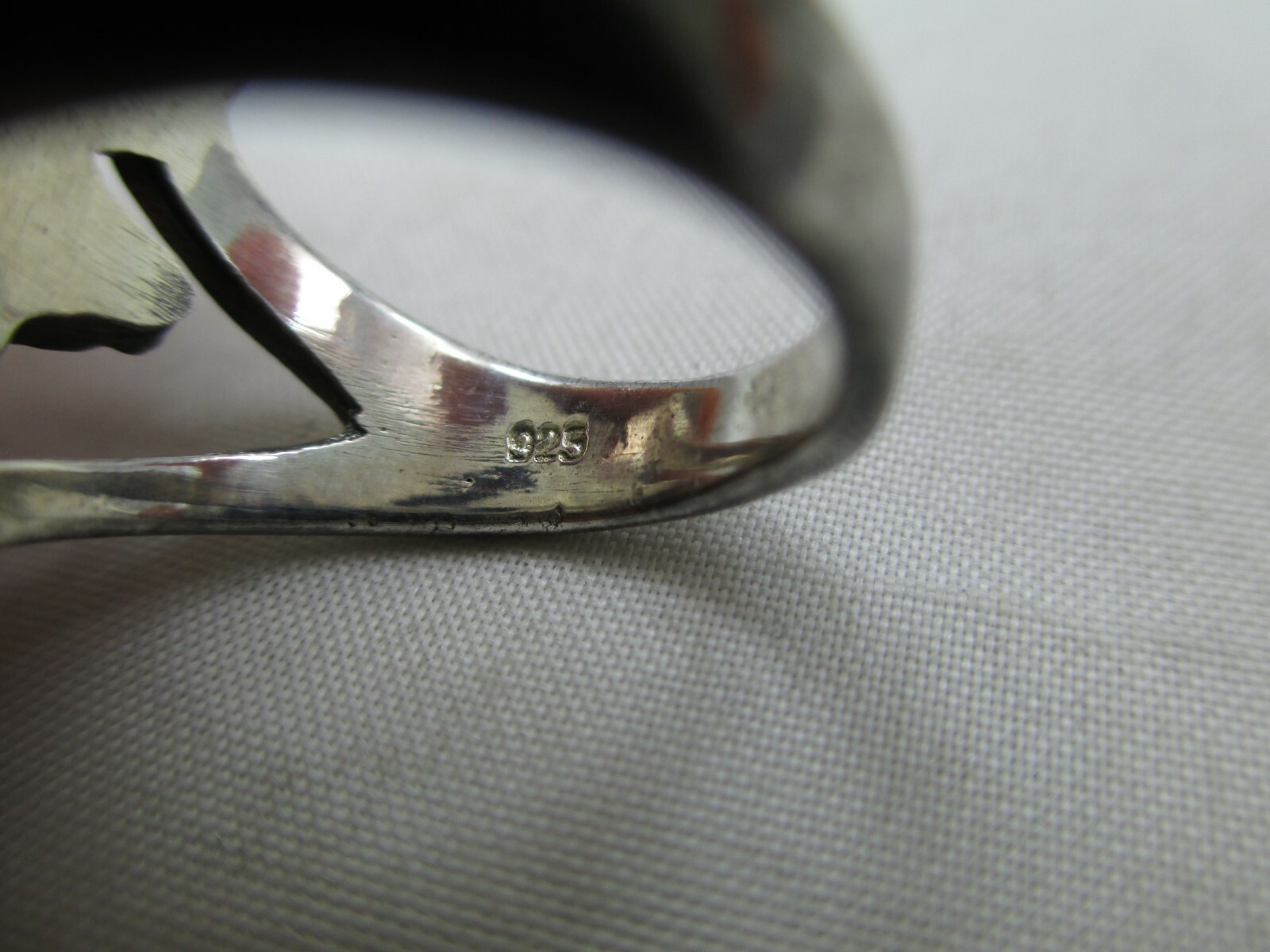 Vintage Sterling Silver Pixie Nymph Ring Size 5.6… - image 10