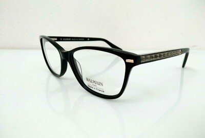 Balmain Paris occhiale da vista 1021 donna nero argento donna artigianale  €215 | eBay