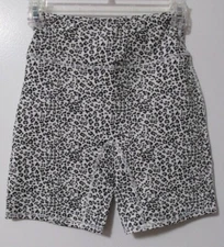 Women's Blooming Jelly High Waisted Yoga Workout Bike Shorts Size SM [2-4]