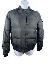Lfl Lust For Life Black Down Waterfowl Feather L Bomber Puffer Jacket