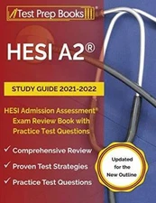 HESI A2 Study Guide 2021-2022: HESI Admission Assessment Exam Review Book - GOOD