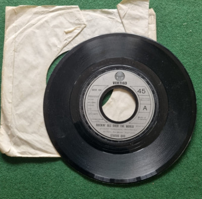 Status Quo - Rockin' All Over the World, Ring of a Change -  7'' Vinyl Single