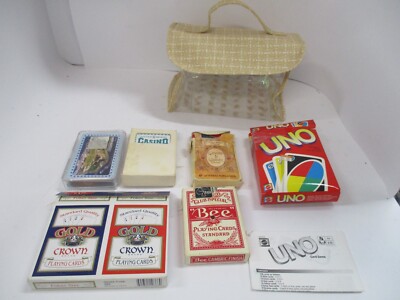 Playing Card Lot, Uno BEE, United Airlines, Casino, Etc