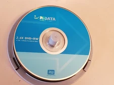 RiDATA DVD-RW loose lot of 12. 2.4x blank top. NEW, open package.