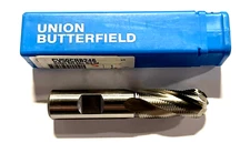 Union Butterfield 3/4" Cobalt M42 Roughing End Mill Ball Nosed 4 Flute