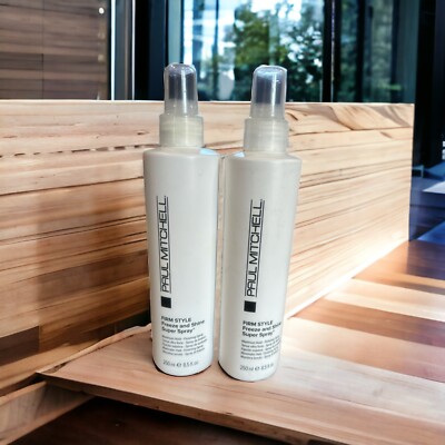 Paul Mitchell Firm Style Freeze And Shine Super Spray 8.5 oz Lot Of 2