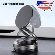360 Adjustable Magnetic Vacuum Suction Cup Car Phone Holder Mount For MagSafe