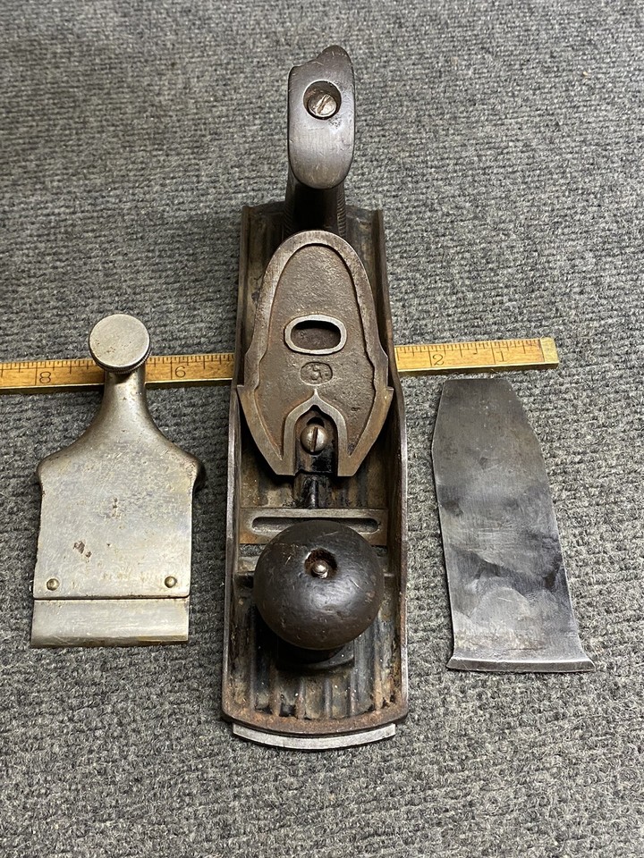 Tower & Lyon Chaplin's Pat. May 1872 Plane "No 4 Sz Adjustable Throat