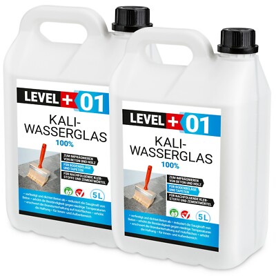 Kaliwasserglas Pur 10L Oberflächen Grundierung Konservierung Versiegelung RM01