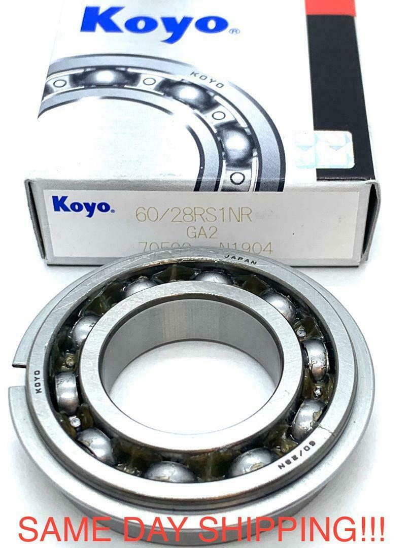 60/28-RSNR Ball Bearing With Snap Ring Premium Brand Koyo